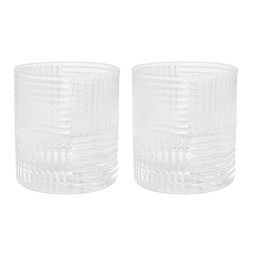 Cj 2 Copos para Whisky de Vidro Chess 320ml - 2