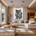 Ver imagem 5 de Quadro Canvas Abstrato Silhueta Black 90x60cm Mold Branca