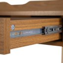 Ver mais imagens de Escrivaninha Penteadeira Square 2 Gavetas 120 Cm X 48 Cm Louro Freijó - Telinha Rattan