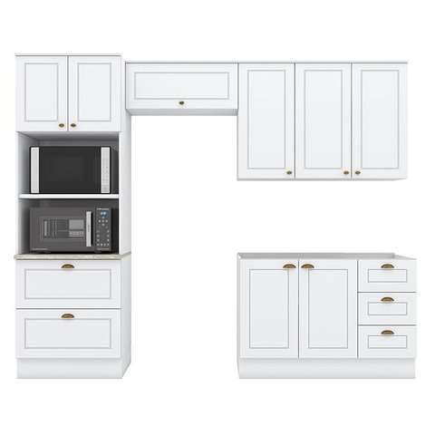 Cozinha Modulada Americana 4 Peças Branco Hp – Henn