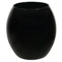 Ver imagem 1 de Vaso de Vidro Santiago 19x10cm Preto Flor Arte
