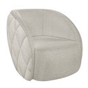 Ver imagem 3 de Sofá Decorativo 4 Lugares 318cm com Almofadas e Poltrona Zion M22 Bouclê Branco - Mpozenato