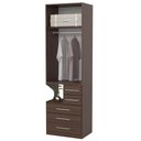 Ver imagem 2 de Guarda-roupa de 2 Portas com Mesa de Cabeceira 1224 Direito San Remo