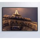 Ver imagem 4 de Quadro Torre Eiffel Iluminada 90x60 Cm Tecido Canvas