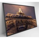 Ver imagem 3 de Quadro Torre Eiffel Iluminada 90x60 Cm Tecido Canvas