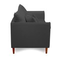 Ver imagem 6 de Sofá Living Kassia 2 Lugares 1,84m Veludo Cores Lansofbr Cores Grafite