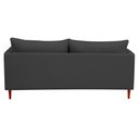 Ver imagem 3 de Sofá Living Kassia 2 Lugares 1,84m Veludo Cores Lansofbr Cores Grafite