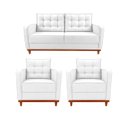 Ver imagem 2 de Kit Sofá 2 Lugares e 2 Poltronas Luxo Moderno Sala de Estar Samuel