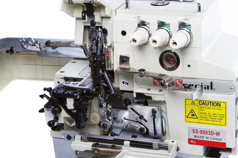 Máquina Costura Industrial Overlock Motor Direct Drive SS8803DW Sun