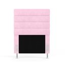 Ver imagem 2 de Cabeceira Atlas 90 para Cama de Solteiro Z-021 Sued Rosa Bebê Aradecor