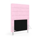 Ver imagem 3 de Cabeceira Atlas 90 para Cama de Solteiro Z-021 Sued Rosa Bebê Aradecor