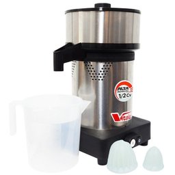 Espremedor Extrator Suco Laranja Alta Rotação Profissional Industrial 400W 1/2CV Inox Vitalex  - 1