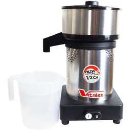 Espremedor Extrator Suco Laranja Alta Rotação Profissional Industrial 400W 1/2CV Inox Vitalex  - 2