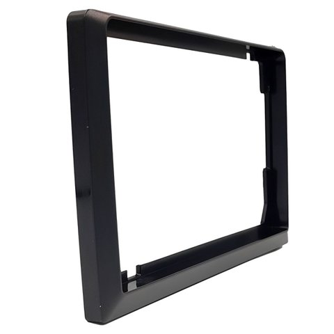Moldura Redutora Multimídia Adaptadora Redutora 10 para 9 Polegadas Preta