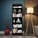 Ver imagem 1 de Estante para Livros 5 Prateleiras Livreiro Organizador Moderno Industrial Preto