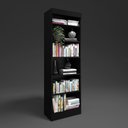 Ver imagem 7 de Estante para Livros 5 Prateleiras Livreiro Organizador Moderno Industrial Preto