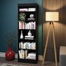 Estante para Livros 5 Prateleiras Livreiro Organizador Moderno Industrial Preto - 4