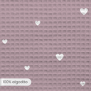 Ver imagem 6 de Kit Colcha Piquet Casal - 100% Algodão:Coração