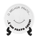 Ver imagem 1 de Prato Decorativo de Porcelana 15cm - Prato Cheio