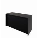 Ver imagem 3 de Balcão de Atendimento 135 cm Reto Baixo Recepção F5 Office Cor:Preto