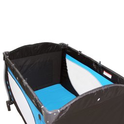 Berço Portátil Balanço Trocador Baby Style Azul - 2