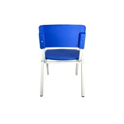 Kit 10 Cadeira Iso Infantil Azul Escolar e Creche - 5