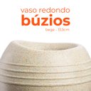 Ver imagem 2 de Vaso Redondo Búzios Bege 13,5 Terrano