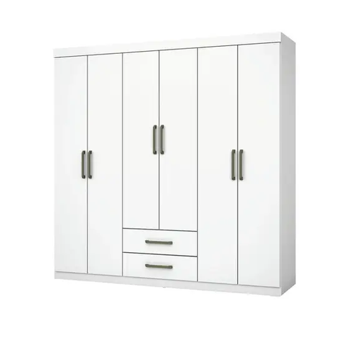 Guarda Roupa Áries sem Espelho Branco - Carioca Móveis