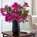 Ver imagem 3 de Kit 10 Galhos Flores Bouganville 76cm Roxo Artificiais