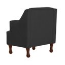 Ver imagem 4 de Poltrona Decorativa Gênises Suede Recepção Escritório