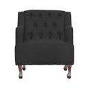 Ver imagem 5 de Poltrona Decorativa Gênises Suede Recepção Escritório