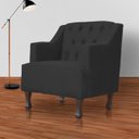 Ver imagem 3 de Poltrona Decorativa Gênises Suede Recepção Escritório