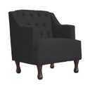 Ver imagem 1 de Poltrona Decorativa Gênises Suede Recepção Escritório