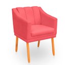 Ver imagem 6 de Kit com 2 Cadeiras Poltrona para Sala Moderna e Confortável Mila Suede