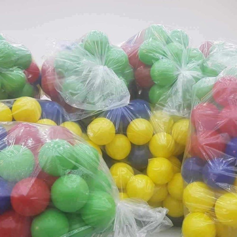 Bolinhas Coloridas saco com 100 unidades