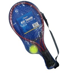 Raquete De Tenis Cj 2 Raquetes Bola Jogo Esporte Time - 2