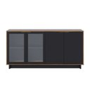 Ver imagem 4 de Buffet Aparador Decorativo 160cm Gunga Noce/preto G73 - Gran Belo