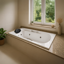 Ver imagem 3 de Banheira Retangular Paraguaçu Combate com Hidro em Acrílico - 1.30x0.80x0.40 - 127v