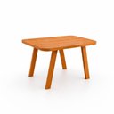 Ver imagem 3 de Conjunto de Jantar Bela 4 Cadeiras Tampo MDF Veludo Bege 90cm Bom Pastor Móveis