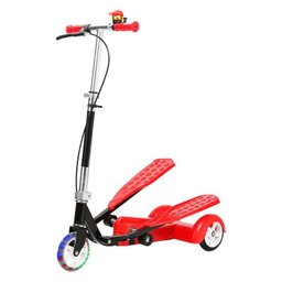 Patinete Transport Tres Rodas Infantil 50kg Metal Esporte Freio Regulavel (Dmr5462/Dmr5463) - Vermel - 2