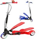 Ver imagem 1 de Patinete Transport Tres Rodas Infantil 50kg Metal Esporte Freio Regulavel (Dmr5462/Dmr5463) - Vermel