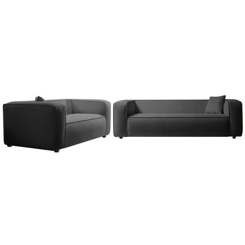Kit Sofá 3 Lugares 200cm e Poltrona Cecília Linho