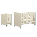Ver imagem 5 de Quarto de Bebê Berço Evolution + Guarda Roupa 2 Portas Classic Areia Madeira Natural
