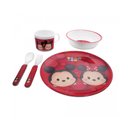 Ver imagem 2 de Kit Refeição Infantil Mickey e Minnie Vermelho Tsum Tsu
