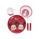 Ver imagem 3 de Kit Refeição Infantil Mickey e Minnie Vermelho Tsum Tsu