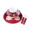 Ver imagem 1 de Kit Refeição Infantil Mickey e Minnie Vermelho Tsum Tsu