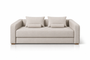 Ver imagem 1 de Sofá-Cama Toscana | Conforto Máximo com Assento de 22cm e Função Cama:Linho Bege Escuro