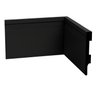 Rodapé Poliestireno 10 cm altura RFP113 PRETO - 1