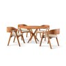 Conjunto de Mesa Redonda 120cm com 4 Cadeiras Luna - 3