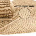 Ver imagem 5 de Kit 2 Passadeira Antiderrapante Bolinha 1,00m X 50 Cm Khaki